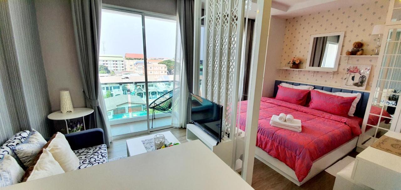 Sweet Seaview Flr6 With Toproop Pool Flr7 At The Blux Bangsaen Esterno foto