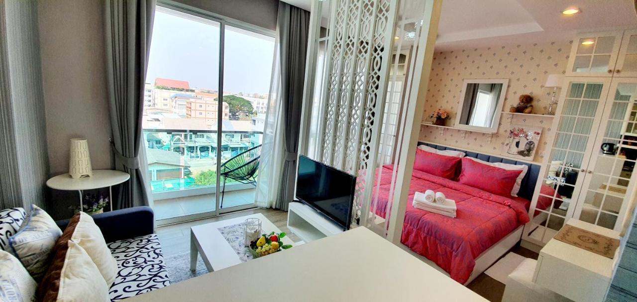 Sweet Seaview Flr6 With Toproop Pool Flr7 At The Blux Bangsaen Esterno foto
